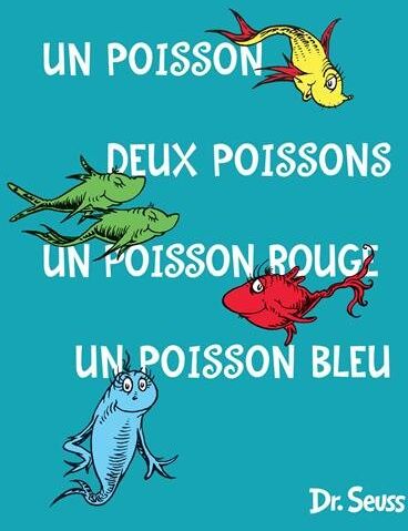 Dr. Seuss - Un poisson, deux poissons, un poisson rouge, un poisson bleu - Preis vom 09.10.2026 07:28:09 h