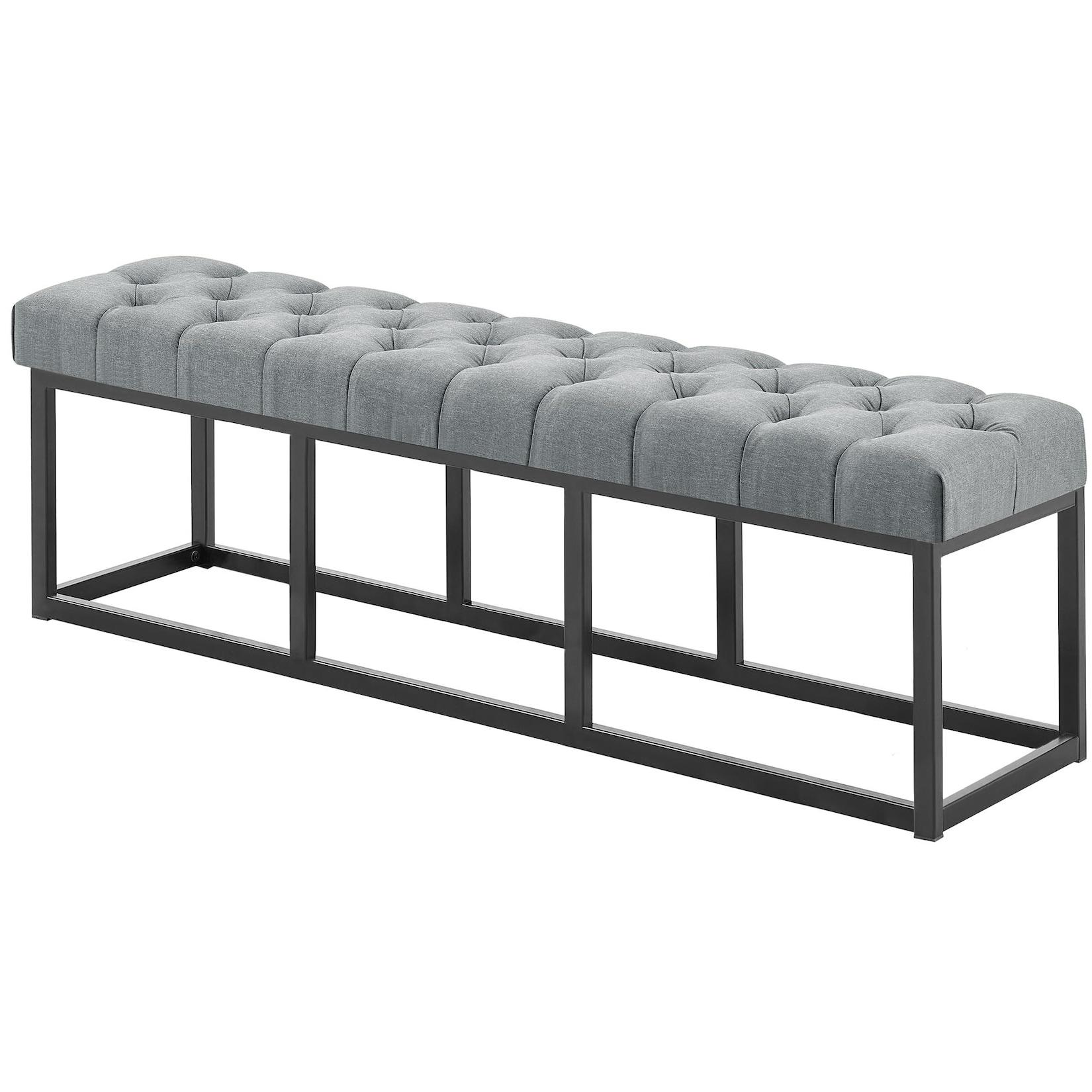CLP Sitzbank Amun Stoff B150 Farbe: dunkelgrau, Größe: 150 cm