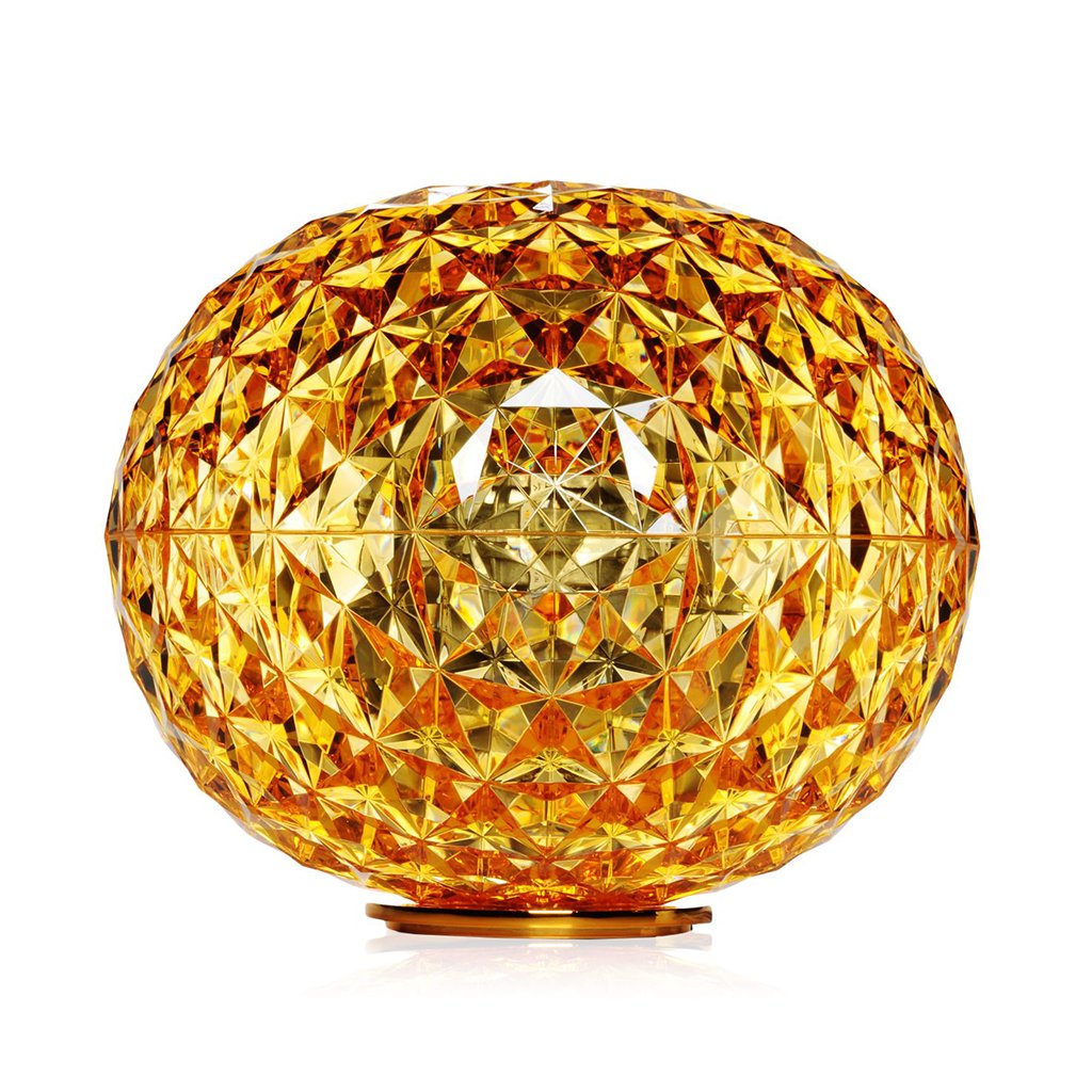 Kartell Planet LED Tischleuchte (ohne Standfuß und Dimmer, gelb) ohne Standfuß und Dimmer | gelb 09386GI