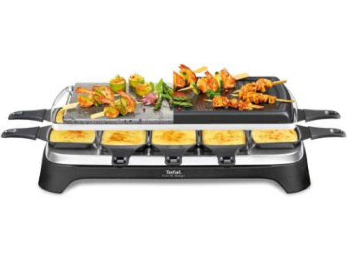 Tefal - Raclette Re45a812 Pierrade 3 En 1