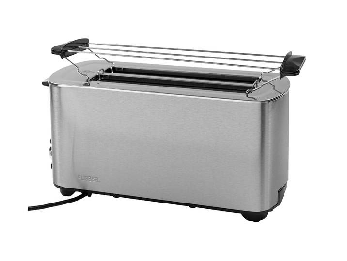 FURBER Toaster Langschlitz , silber (silberfarben), B:16,5cm H:18,5cm T:40cm, Toaster, Toaster