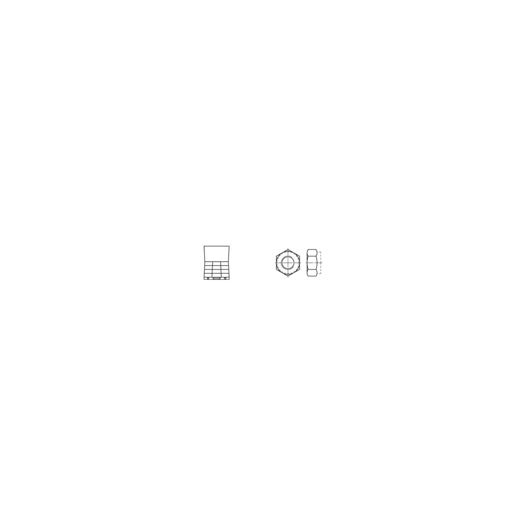 DIN 985 Sortiment gal Zn, Sicherungsmuttern S ; Industrial Quality Supplies (829850100000000)