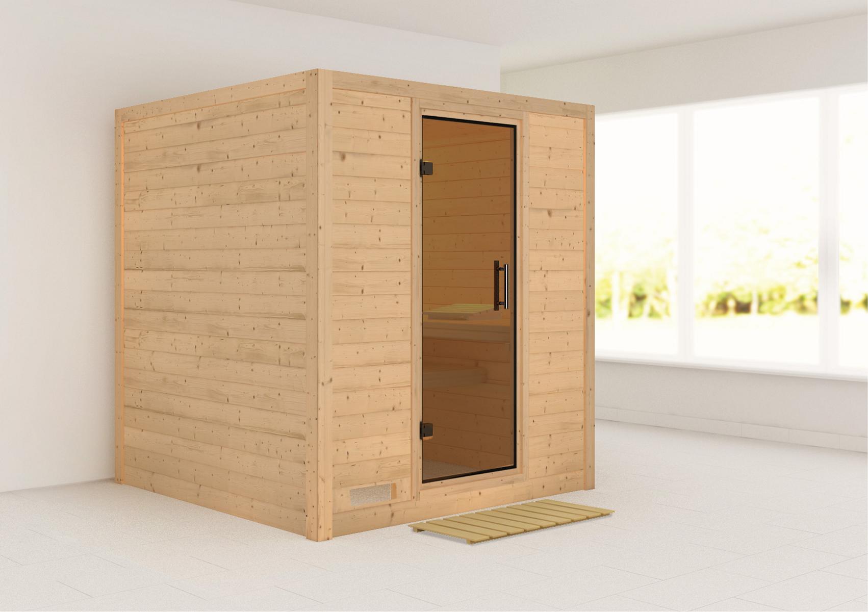 KARIBUHOLZT Sauna Mojave Front o. Zub. graphitf. GGT 09221902