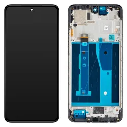 Motorola Moto G84 LCD Display Original - Black (Display, Motorola Moto G84), Mobilgerät Ersatzteile, Schwarz