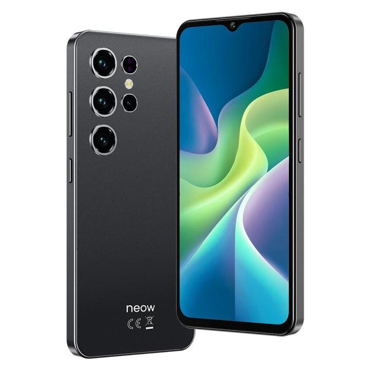 Neow Safe Plus (Smartphone pour adolescent - 6.6" - 128 Go, 4 Go RAM) Noir (128 GB, Noir, 6.60", 4G) (64591081)