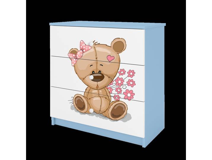 KOMMODE Babydreams Teddybär Blumen 81/81/41