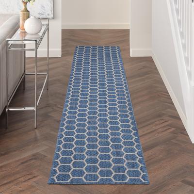 Nourison Reversible Indoor Outdoor Indoor/Outdoor Geometric Area Rug