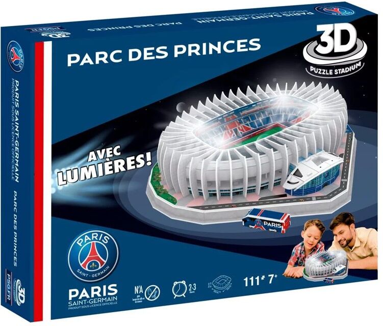 Megableu Puzzle 3D LED 111 pcs Stade Parc des Princes PSG