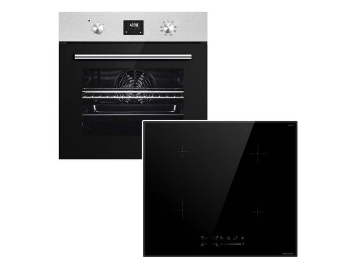 PKM Backofen-Set Einbauherd Umluft ECO +keenberk Induktionskochfeld Booster TouchSlider, mit Nein