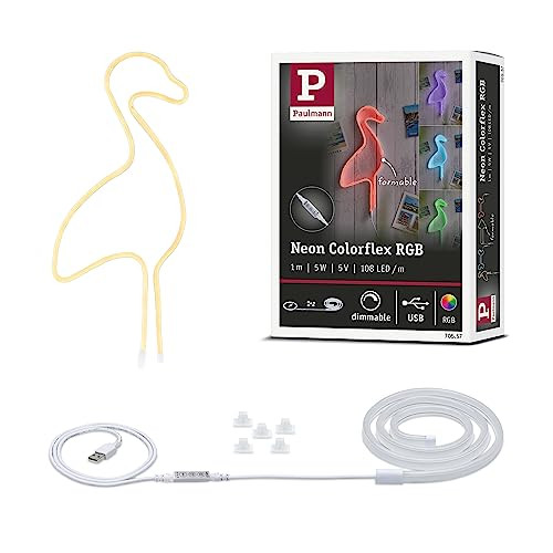 Paulmann Neon Colorflex USB LED-strip RGB wit, 1 m, 5 W