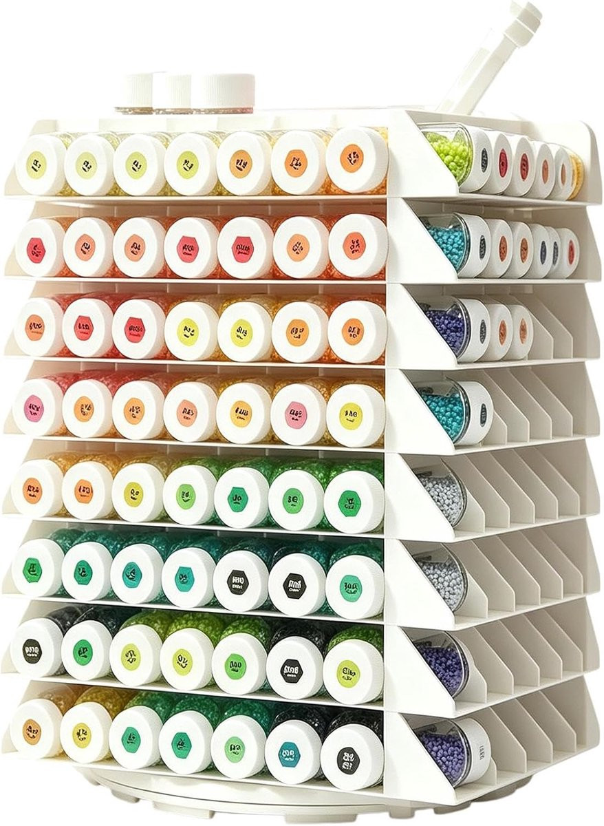 11-Laags Draaibare Toren Organizer voor Sieraden en Knutselbenodigdheden