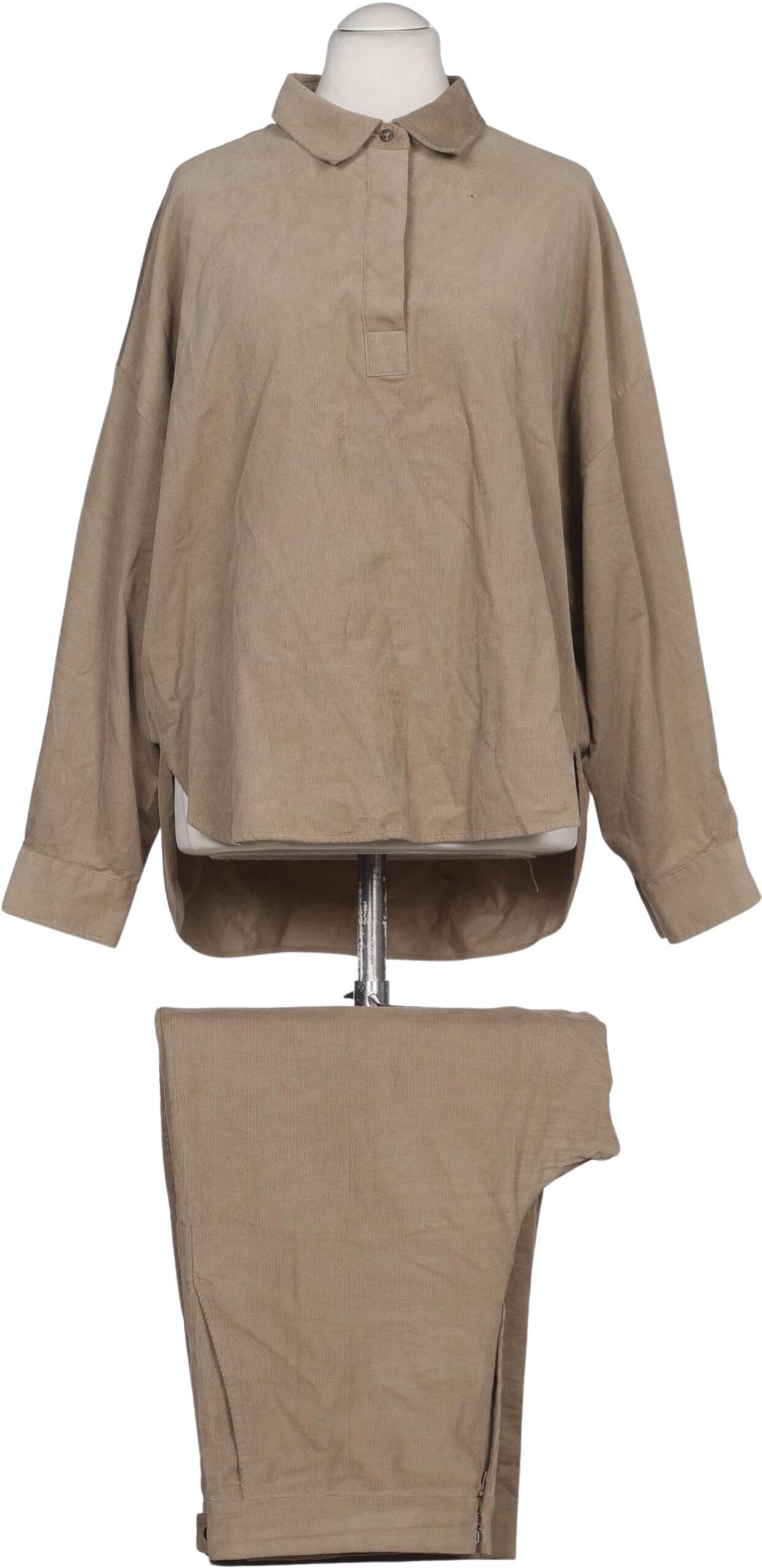 COS Damen Anzug oder Kombination, Beige, Gr. EU 44, Baumwolle - Second Hand