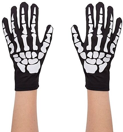 Handschuhe "Skelett"