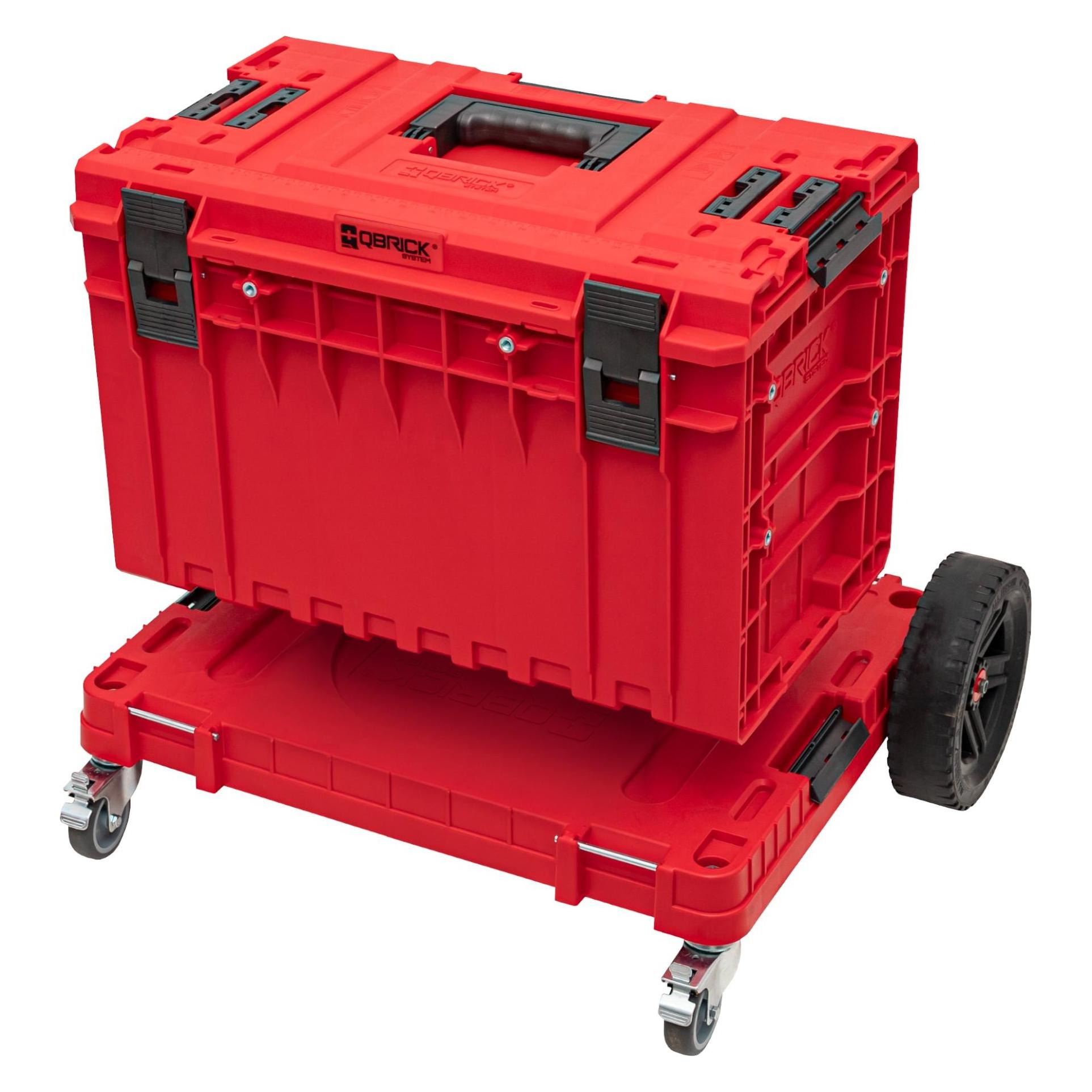Qbrick Rollbare Plattform System ONE 2.0 Transport Platform Allterrain Red ultra HD rot (Gerüst, 75 cm) (SKRQTPONE2ACZEPG003)