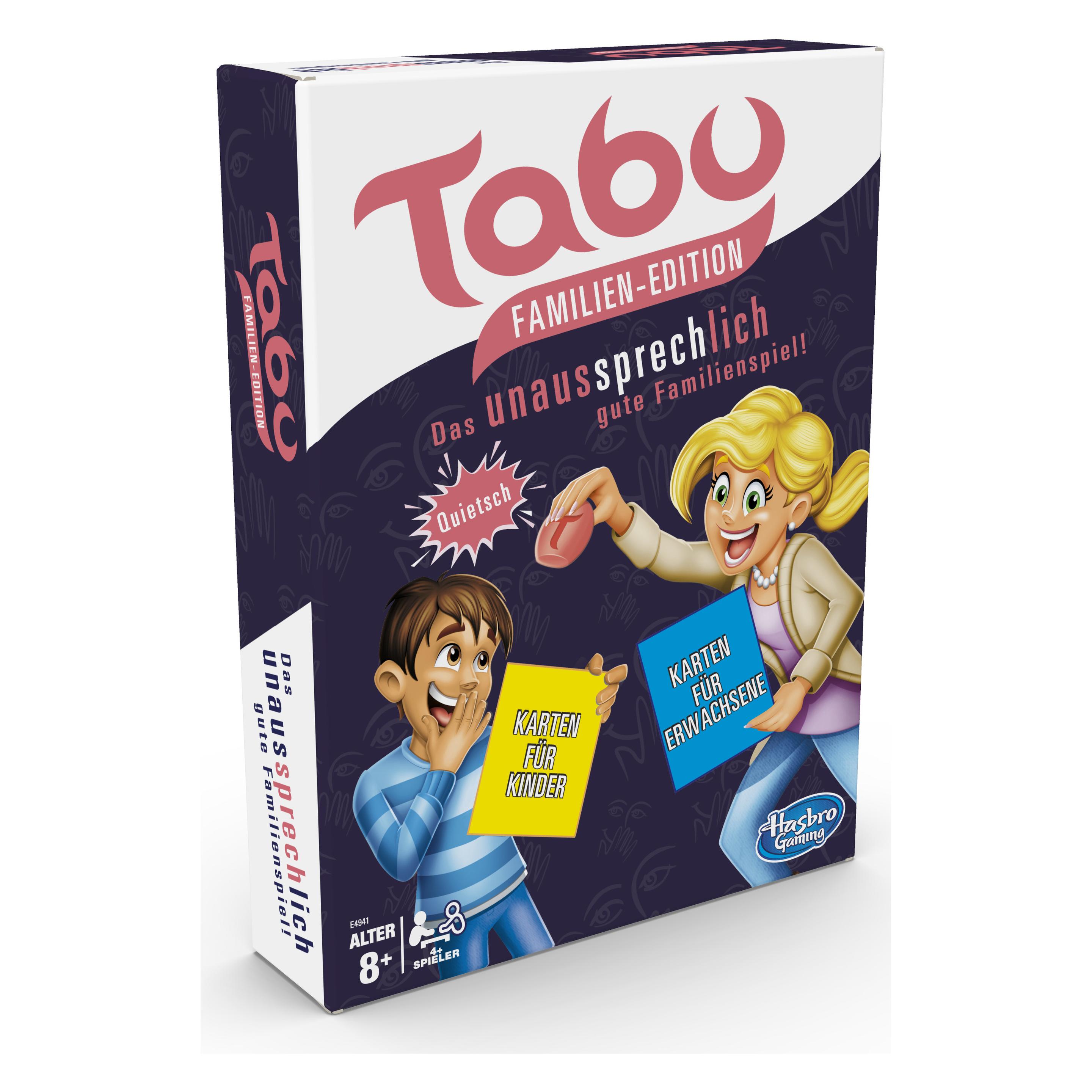 Hasbro Gaming Tabu Familien Edition (Deutsch, 4 - 10 Spieler) (E4941100)