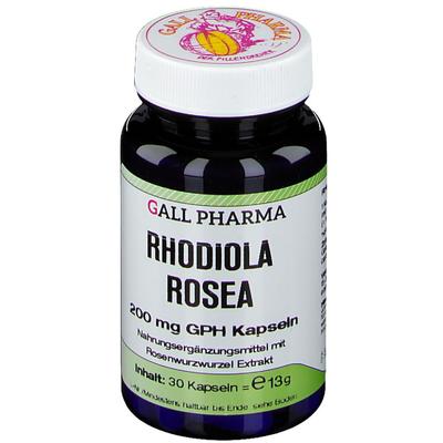 Rhodiola Rosea 200 mg GPH Kapseln 30 St