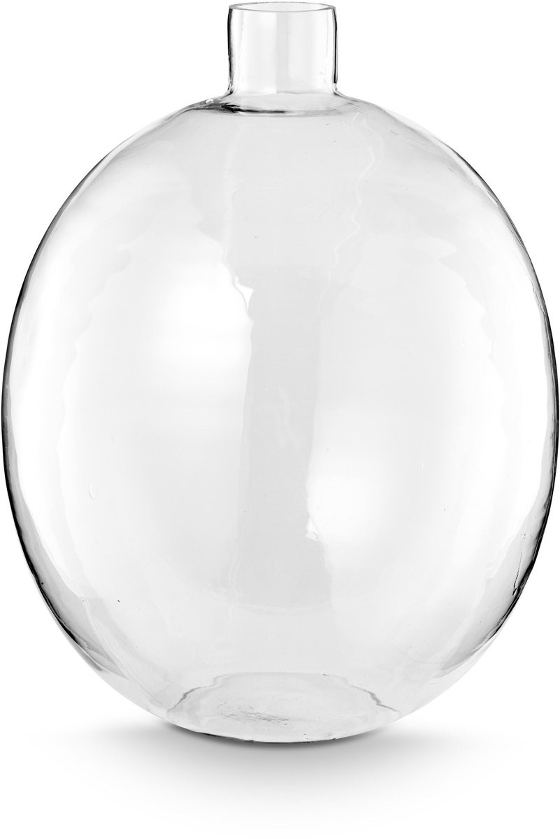 vtwonen Basic Vaas Transparant Glas Breedte: 26,5 cm, Hoogte: 34,5 cm