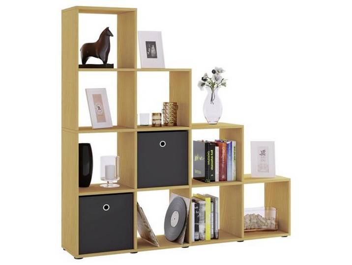 Mid.you Raumteiler, Buchefarben, Kunststoff, 6 Fächer, 142.5x138.5x29 cm, Wohnzimmer, Raumteiler & Paravents, Raumteiler