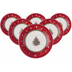 Villeroy & Boch Toy's Delight Frühstücksteller, Teller, Rot