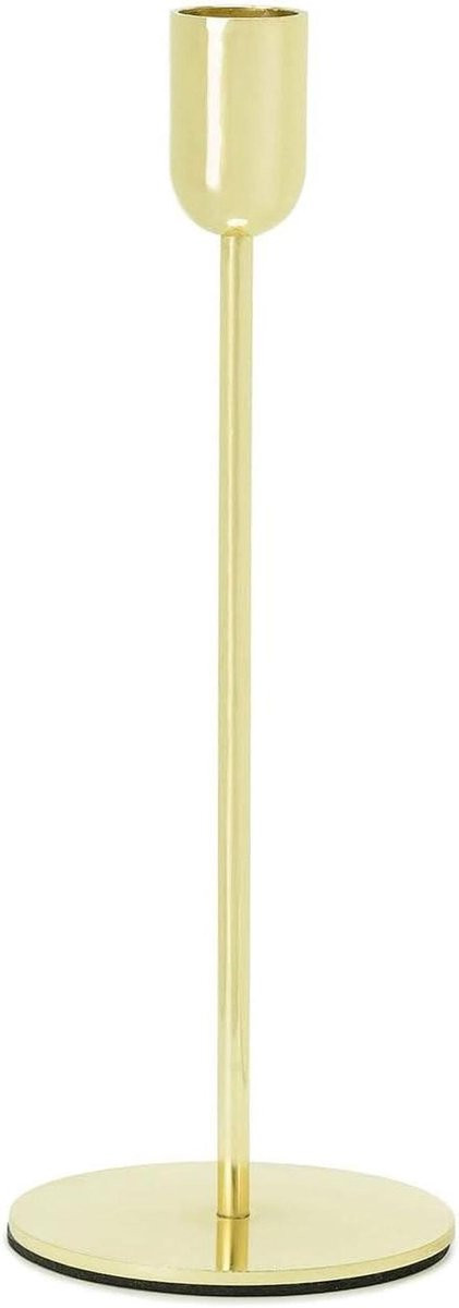 Partydeco Kaarsenhouder Goud - 22 cm