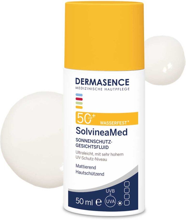 DERMASENCE SolvineaMed Sonnenschutz-Gesichtsfluid LSF50 50ml