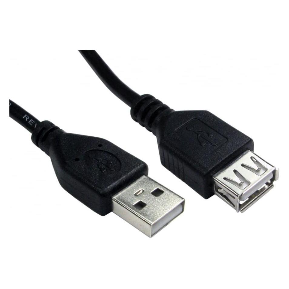 Cables Direct CDL 3MTR USB 2.0 A FEMALE - A M (3 m, USB 2.0) (99CDL2-023)