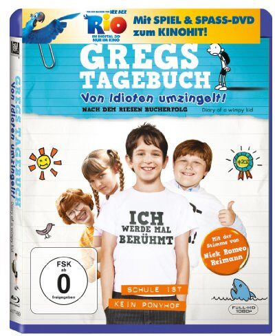 Thor Freudenthal - Gregs Tagebuch - Von Idioten umzingelt! (+ Rio Activity Disc) [Blu-ray] - Preis vom 03.10.2026 20:43:07 h
