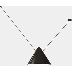 LEDS C4 Pendelleuchte SUPER ATTIC CONIC SHAPE V 2250mm E27 15W schwarz LEDS-00-8364-05-05