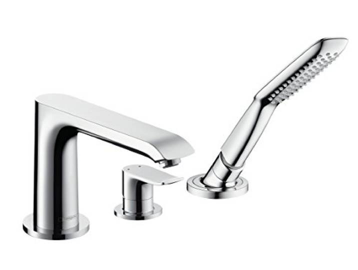 hansgrohe Metris 3-gaats eengreeps-badmengkraan, chroom