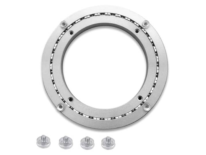 Drehtellerlager, Lazy Susan 360 drehbares Lager, Aluminium-Organizer for Esstisch, TV(28 inches (700mm))