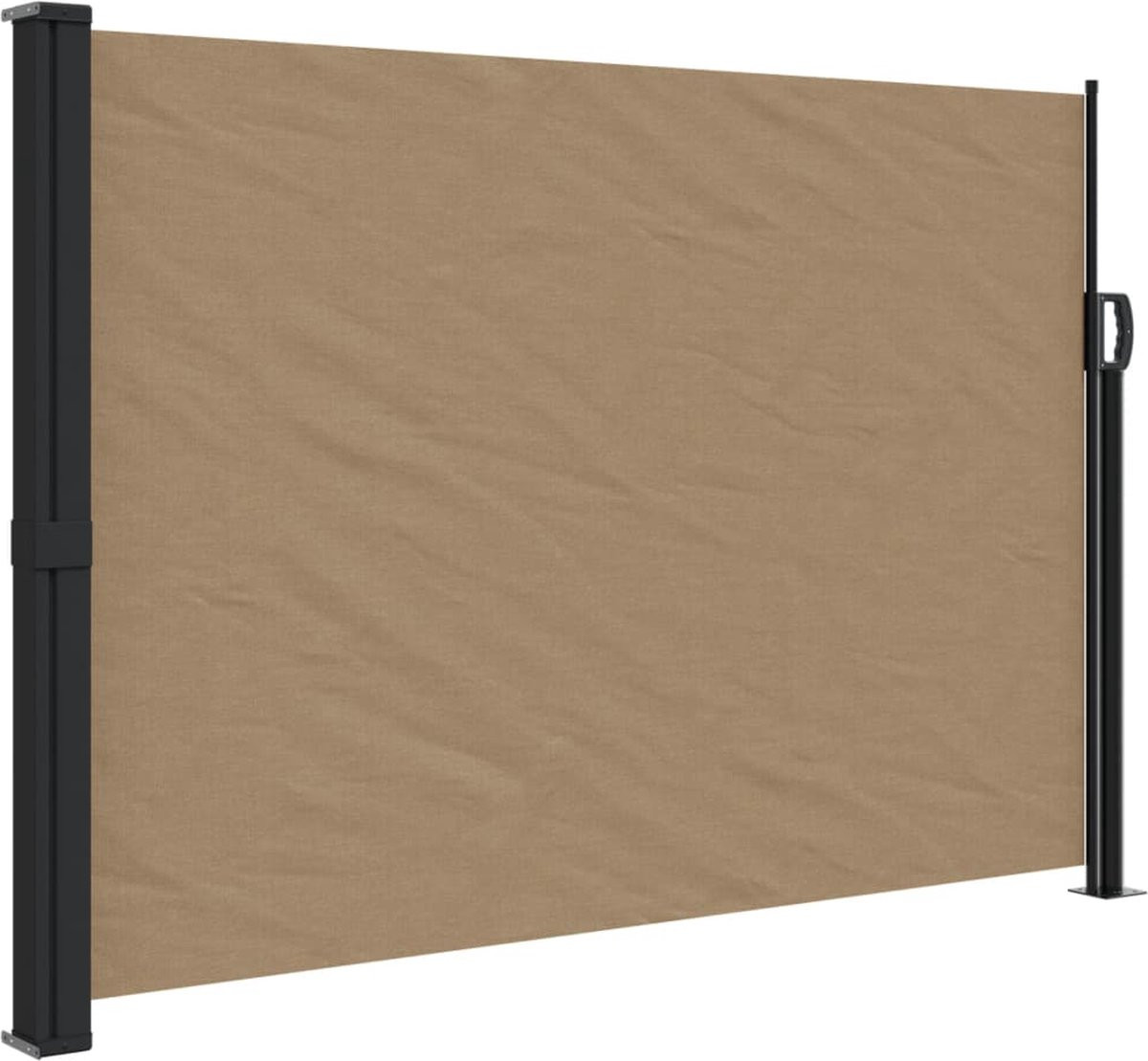vidaXL Windscherm uittrekbaar - Taupe - 500 x 140 cm