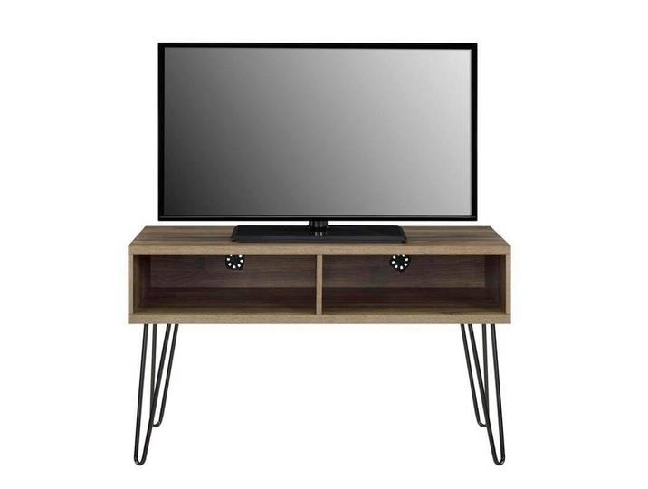 Mid.you Lowboard, Alteiche, Metall, Papier, Holzwerkstoff, 107x63x50 cm, Wohnzimmer, TV Möbel, Lowboards