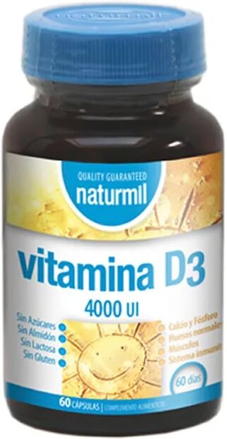 Naturmil VITAMINA D3 4000 UI 60 Perlas