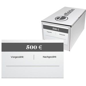 effektivo Geldbanderolen 10370, 5 Euro, für 100 x 5 Euro, 1000 Stück