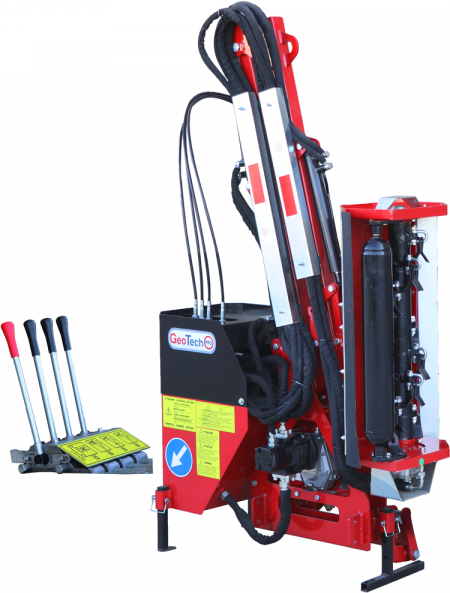 GeoTech Pro HRM 100 - Freischneider-Ausleger für Traktor