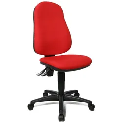 Topstar Bürostuhl / Drehstuhl POINT 60 Stoff rot
