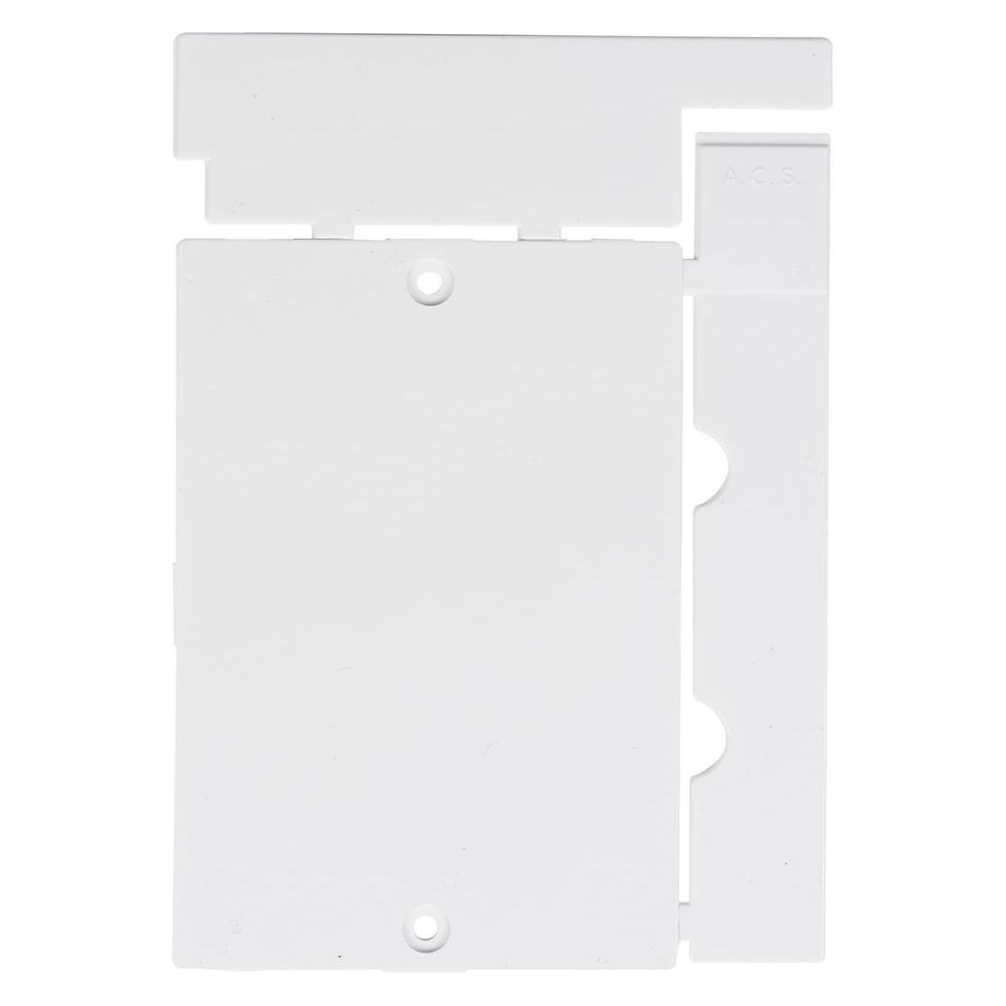 Brady Schaltschrank-Platte, weiss, Typ 1 (BASE NAME PLATE 1 WHITE)