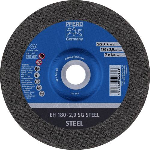 PFERD TOOLS EH 180-2,9 SG STEEL 61323322 Trennscheibe gekröpft 180mm 25 St. Stahl