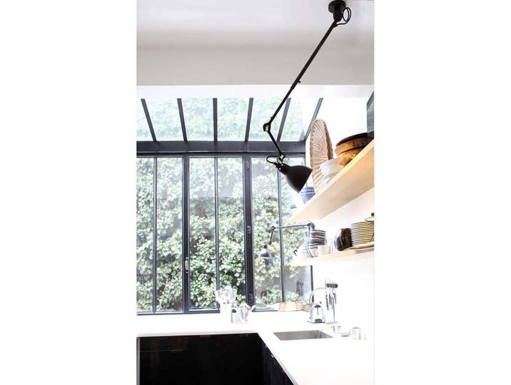 Lampe Gras 302 plafondlamp, zwart – DCW - Woonkamer - Metaal
