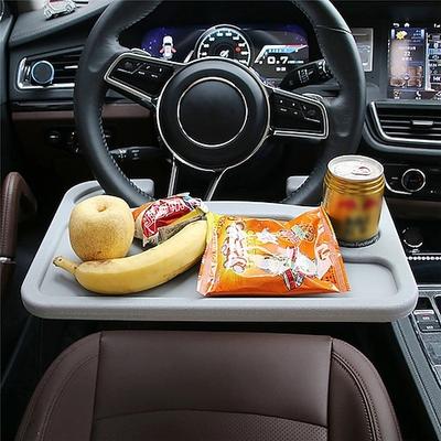multifunktionaler Lenkrad-Esstisch, Auto-Laptop-Schreibtisch, tragbares Tablett zur Fahrzeugmontage, Auto-Lenkradtisch, kleiner Auto-Schreibtisch zum Essen, Arbeiten, Reisen, Autofahren