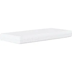 vidaXL Bettgestell ohne Matratze "Zadar" Schwarz und Weiß 100x200 cm