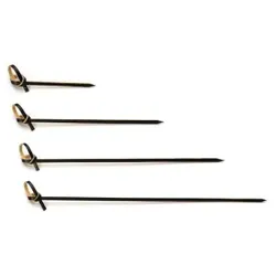 Knotenpicker aus Bambus in Schwarz, 150 mm, 200 Stück