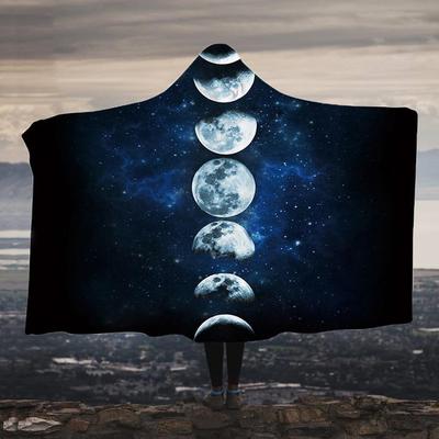 ForAllApparel Moon Phases Hoodie Blanket Kids: 127(H)x152(W)