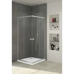 DM-DOH Duschmeister Max F 124 Eckeinstieg mit.. - Duschkabine
