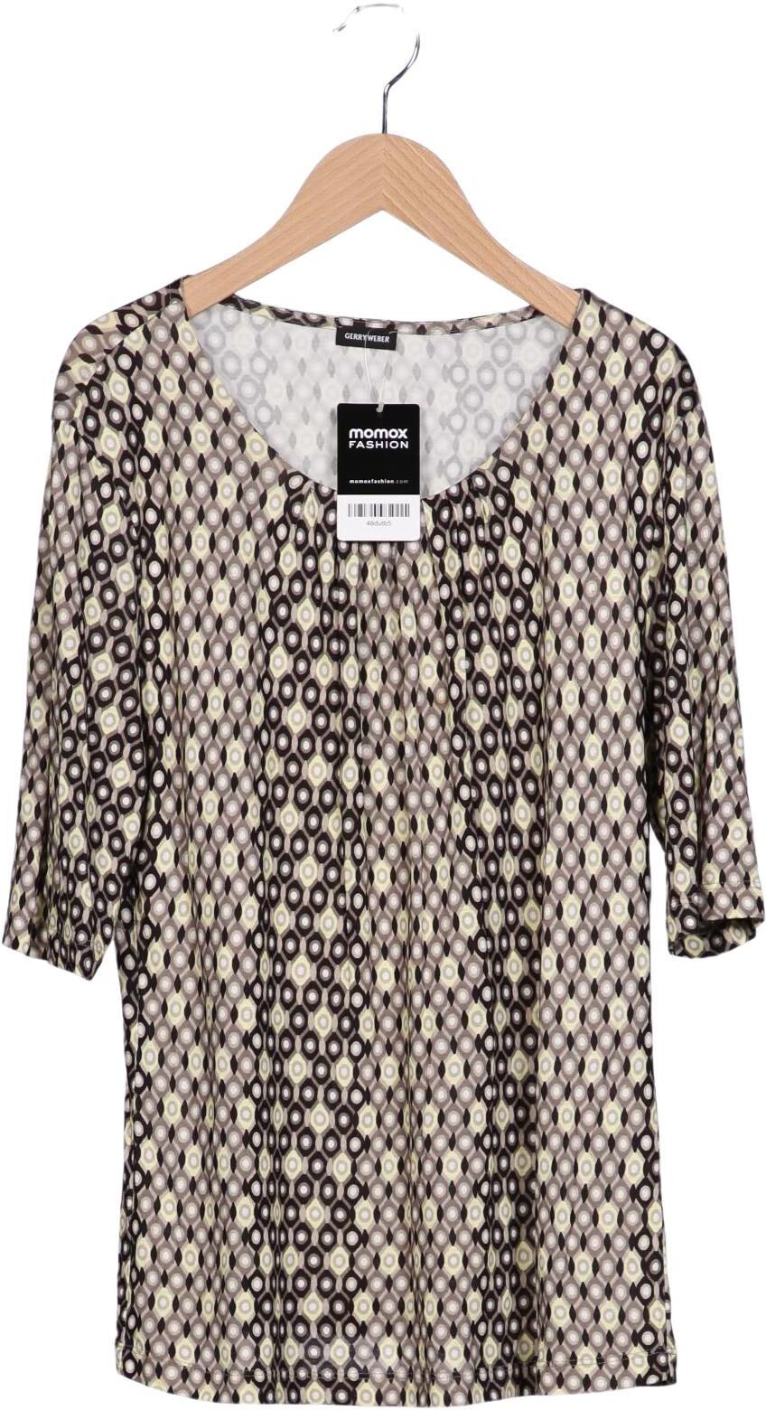 Gerry Weber Damen T-Shirt, Mehrfarbig, Gr. M, Viskose - Second Hand