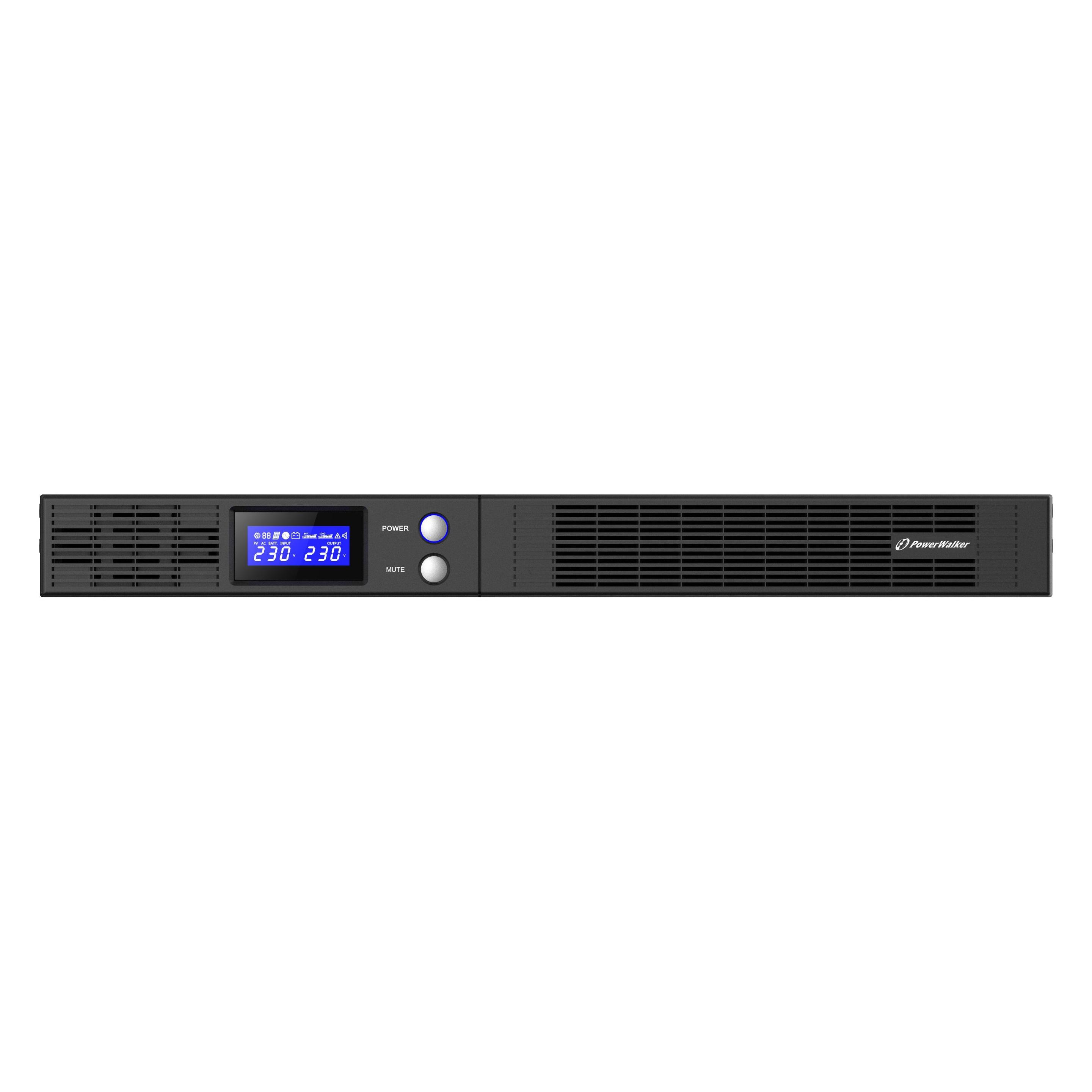 Powerwalker VI 1000 R1U (1000 VA, 600 W, Line-Interaktiv USV) (10121049)