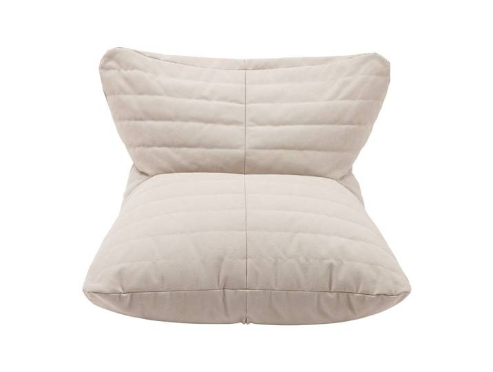 Sitzsack Marta Beige Webstoff