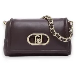 Liu Jo für Damen. AF6269-E1166 Kleine LaPuffy Tasche aubergine (OSFA), Lässig, Kastanienbraun, Polyester