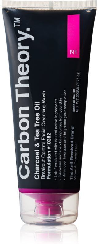 Rio Carbon Theory Charcoal & Tea Tree Oil deep cleansing gel with activated charcoal 200 ml