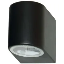 LED UP & DOWN Wand Spot Lampe Leuchte Schwarz Außen Terrasse Hof Weg Beleuchtung